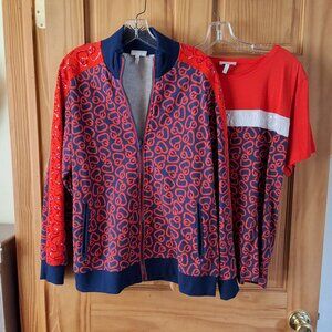 Escada sequined jacket and amtching t shirt